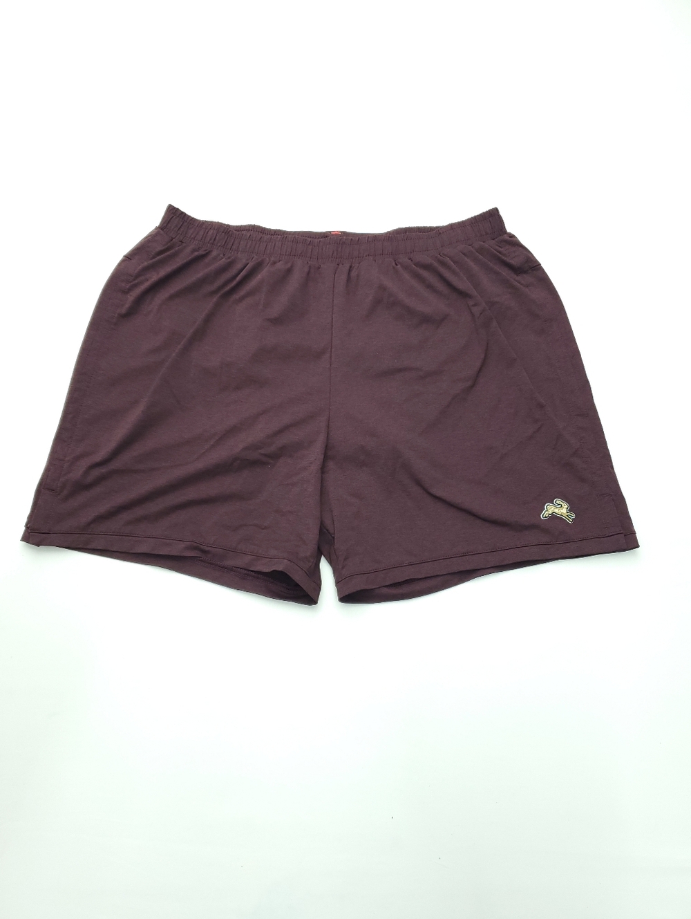 Tracksmith Session 5” Lined Running Shorts Burgundy Red Back Pocket Logo Size M